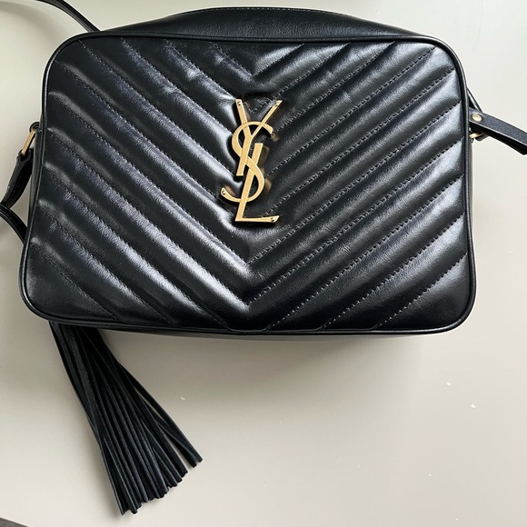 Yves Saint Laurent Bags Gently Used Lou Leather Camera Bag With